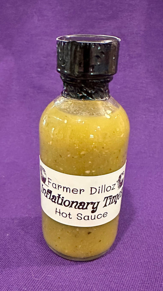 Farmer-Dilloz’ "Inflationary Times" Hot Sauce